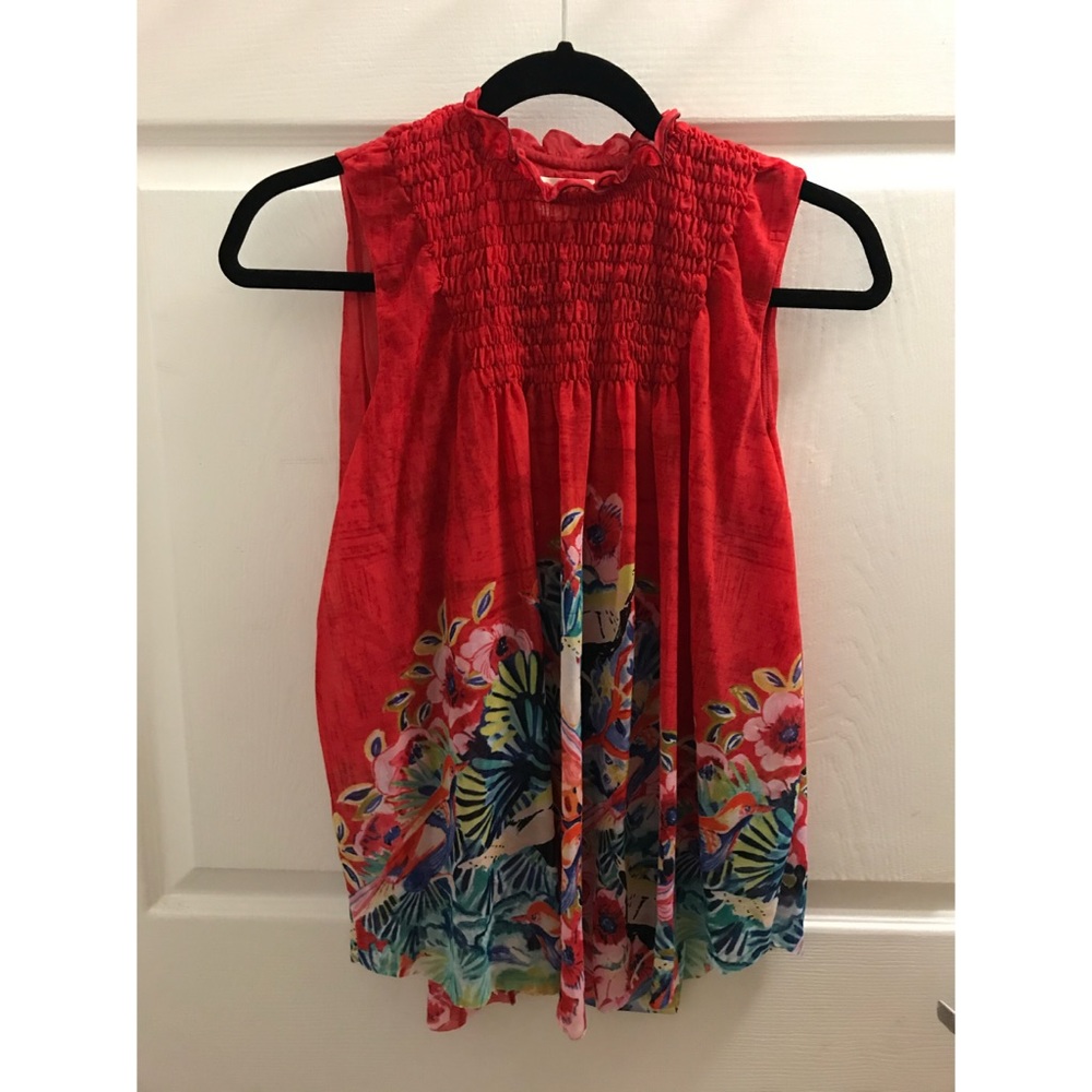 Deletta Flowy printed top